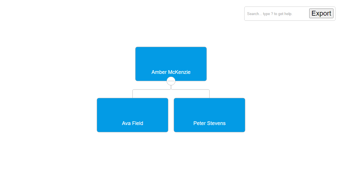 Get SVG on exportend - OrgChart JS