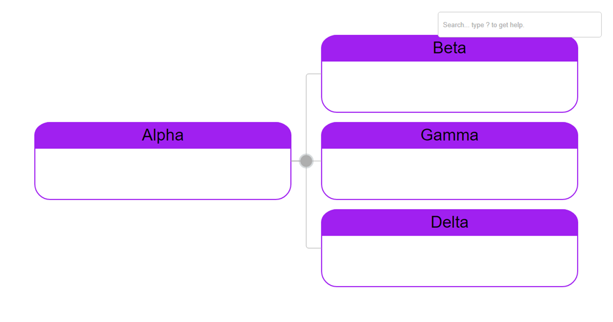 Icon on the crossing links - OrgChart JS